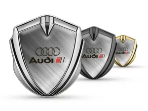Audi Custom Car Badge Racing Look Glossy Custom